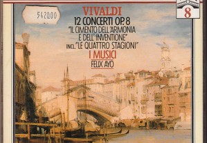 CD duplo Vivaldi - 12 Concerti Op.8