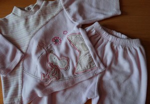 2/3M - Pijama bébe menina