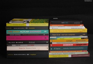 Livros Sublinhados Romances Sarrazin Drummond de Andrade Escorel Gros