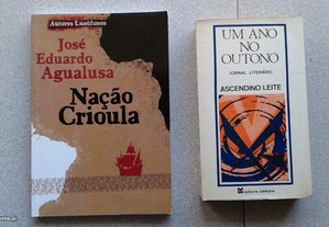 Obras de José Eduardo Agualusa e Ascendino Leite