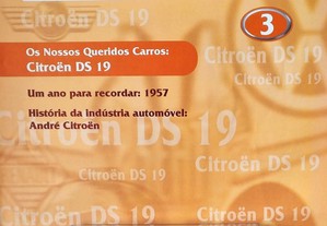 * Miniatura 1:43 Colecção Queridos Carros Nº 3 Citroen DS19 (1957) Com Fascículo