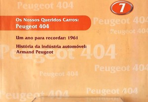 * Miniatura 1:43 Colecção Queridos Carros Nº 7 Peugeot 404 (1962) Com Fascículo