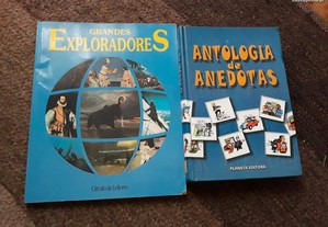 Grandes exploradores e Antologia de Anedotas