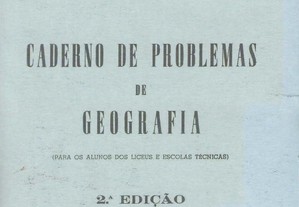 Caderno de Problemas de Geografia