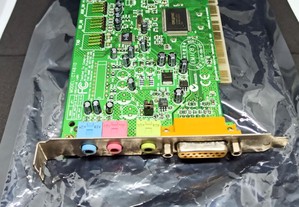Placa de som Sound Blaster PCI 128 - Portes Grátis