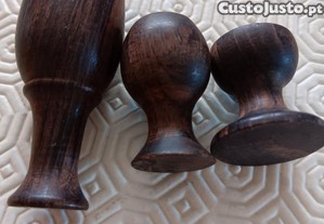 Conjunto de pequenos copos feitos à mão, Moçambique anos 70