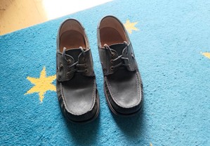 NEW TIME Sapatos de Vela, Pretos (Em bom estado, Tamanho: 43)