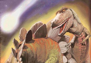 Caderneta Pré-História dinossauros - completa de 1988