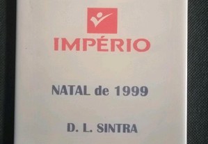 Azulejo da Companhia de Seguros Império referente ao Natal de 1999  D. L. Sintra