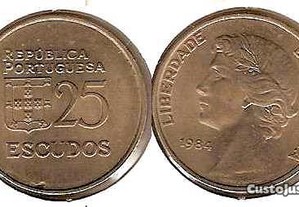 25 Escudos 1984 - soberba