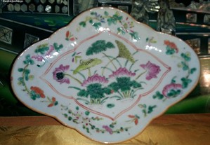 Covilhete porcelana Chinesa, Família Rosa, reinado Tongzhi 1862 a 1874