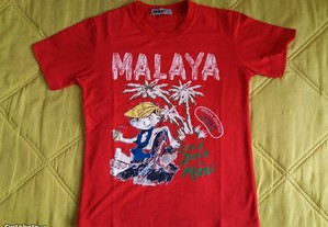 T-Shirt Algodão Malaya (10 Anos)