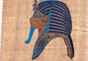 Papiro com o Faraó Narmer