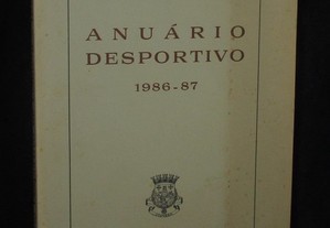 Livro Anuário Desportivo 1986-87 Câmara Municipal de Coimbra 