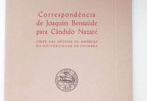 Corresp. de Joaquim Bensaúde para Cândido Nazaré