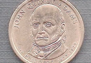 Moeda USA - Dollar 6 Presidente John Quincy Adams