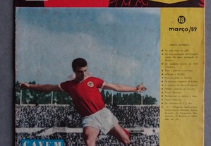 Antiga Revista O Benfica Ilustrado nº 18 - 1959