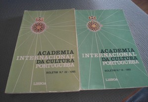 Boletim 19 e 22 da Academia Internacional da Cultura Portuguesa