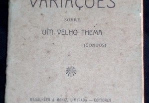 Livro Variações sobre um velho tema Paulo Osório 1908