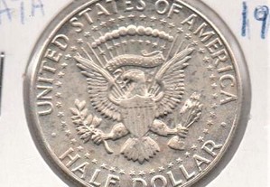 EUA - 1/2 Dollar 1966 - soberba prata
