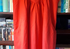 Vestido Vermelho, tamanho 46