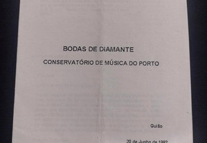 Conservatório de Música do Porto, Bodas de Diamante 1992