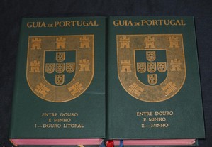 Livros Guia de Portugal Entre Douro e Minho I e II