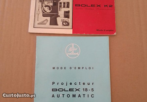 Livros de instruções de antigas máquinas Paillard-Bolex