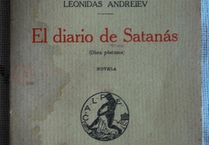 El Diário de Satanás (Obra Póstuma) de Leonidas Andreiev - 1º Edição Ano 1924