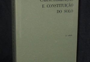 Livro Caracterização e Constituição do Solo Joaquim Botelho da Costa