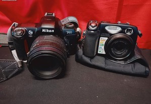 2 maquinas fotograficas Nikon