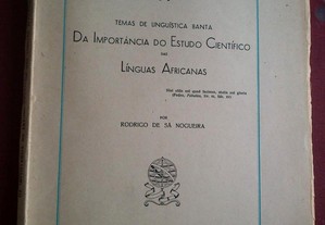 Rodrigo Sá Nogueira-Estudo Científico Línguas Africanas-1958