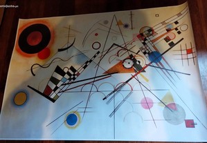 Tela Grande 70x50cm Wassily Kandinsky - Composition VIII