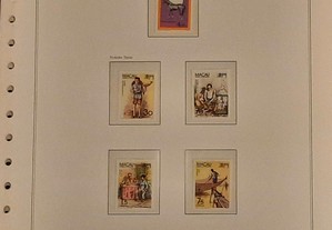 Colecção selos e blocos de Macau ano 1990