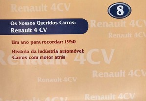 * Miniatura 1:43 Colecção Queridos Carros Nº 8 Renault 4 Cv (1950) Com Fascículo