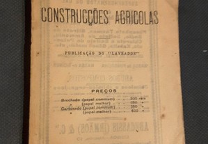 Livraria do Lavrador. Construcções Agrícolas