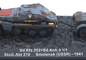 Miniatura 1:72 Tanque/Blindado/Panzer/Carro Combate SD.KFZ 252+SD.ANH.3/11 (Alemanha)