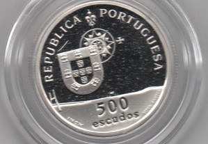 500 Escudos Ponte Vasco da Gama - prata Proof
