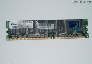 Memória PC elixir 256mb DDR