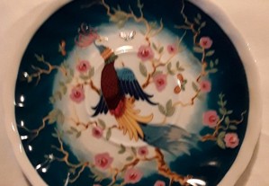 Prato decorativo antigo porcelana chinesa