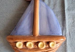 Barco em Cerâmica para Parede