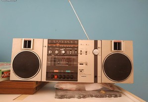 Rádio gravador cassete Samsung antigo
