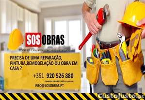 SOS Obras Aveiro, pinturas, remodelaes, canalizador, capoto