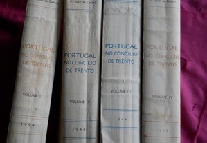Portugal no Concílio de Trento. Vols I, II, III e IV. Pe. José de Castro