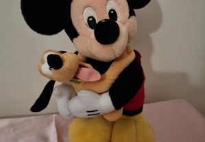 Peluche Disney - Mickey Mouse com Pluto