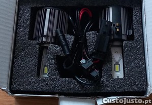 Par Lâmpadas LED AILEO para Farol Automóvel - Novas na Caixa