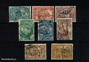 Selos de Portugal 1898-Afinsa 148/155- Usados
