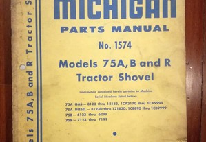 Michigan 75A B R Trator - Manual de Oficina