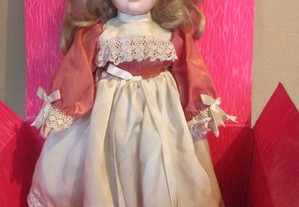 boneca de porcelana vestido de boneca