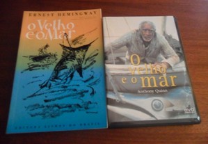 "O Velho e o Mar" de Ernest Hemingway - Edição de 2006 + DVD Filme